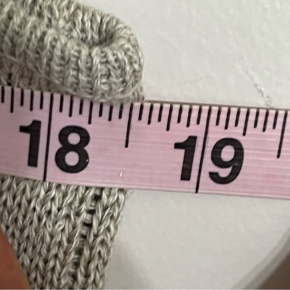 Vintage 90s Beige Linen Floral Cozy Cottagecore Knit Grandma Sweater Vest Small - Picture 9 of 12